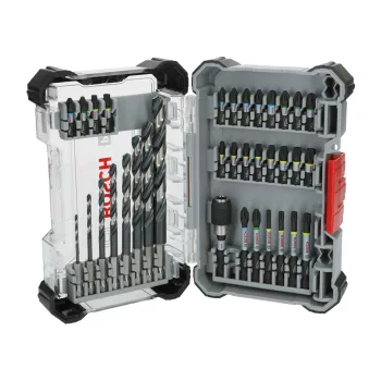   Bosch PRO Pick and Click ütvecsavarozó bit és fémfúró vegyes készlet, 35 részes (Regisztrációval akár ajándék is elérhető!)