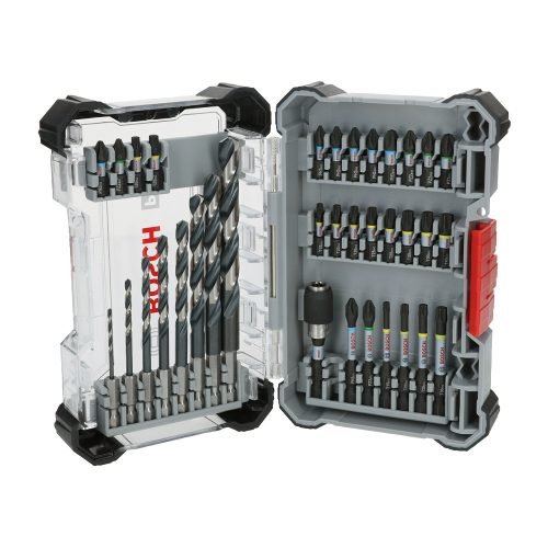 Bosch PRO Impact ütvecsavarozó bit és fémfúró vegyes készlet, 35 részes, Pick and Click
