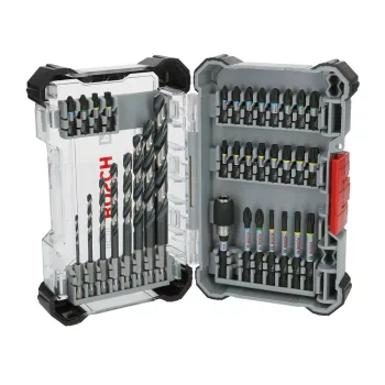   Bosch PRO Pick and Click ütvecsavarozó bit és fémfúró vegyes készlet, 35 részes (Regisztrációval akár ajándék is elérhető!)