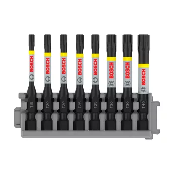   Bosch PRO Pick and Click Torx ütvecsavarozó bitkészlet, T15 - T40 x 55 mm, 8 részes (Regisztrációval akár ajándék is elérhető!)