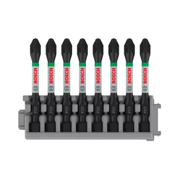   Bosch PRO Pozidriv ütvecsavarozó bitfej, PZ2, 55 mm, 8 db, Pick and Click