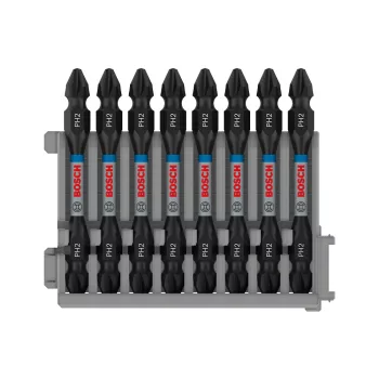   Bosch PRO kétvégű ütvecsavarozó bitfej, PH2, 65 mm, 8 db, Pick and Click