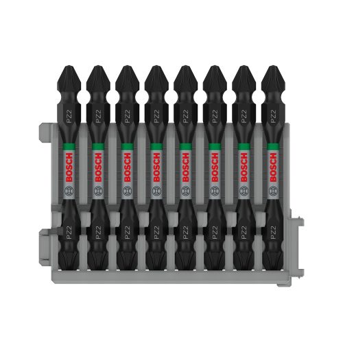 Bosch PRO kétvégű ütvecsavarozó bitfej, PZ2, 65 mm, 8 db, Pick and Click