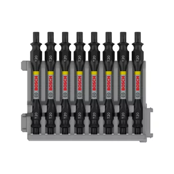   Bosch PRO Pick and Click Torx kétvégű ütvecsavarozó bitkészlet T20 x 65 mm - 8 db/cs (Regisztrációval akár ajándék is elérhető!)