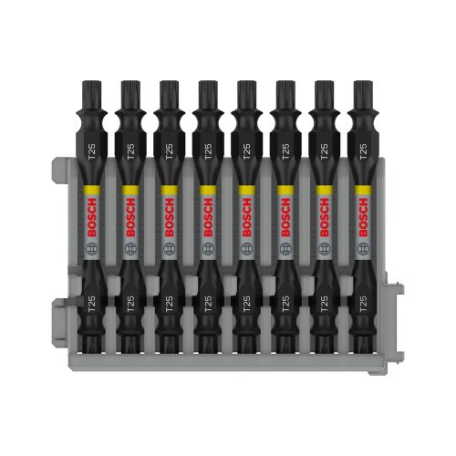 Bosch PRO kétvégű ütvecsavarozó bitfej, T25, 65 mm, 8 db, Pick and Click