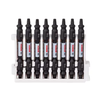   Bosch PRO Pick and Click Torx kétvégű ütvecsavarozó bitkészlet T15 x 65 mm - 8 db/cs (Regisztrációval akár ajándék is elérhető!)