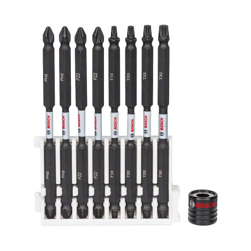 Bosch PRO Impact Control hosszú kétvégű csavarbit csomag, 9 db, Pick and Click