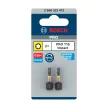 Bosch PRO Torx ütvecsavarozó bitfej, T15 x 25 mm - 2 db/cs (Regisztrációval akár extra értékes ajándék is elérhető!)