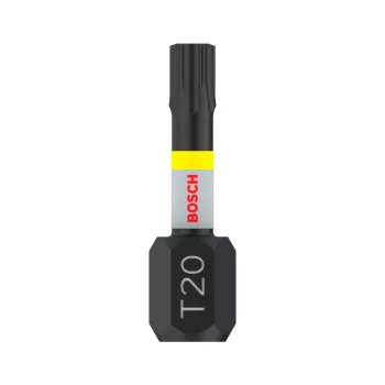   Bosch PRO Torx ütvecsavarozó bitfej, T20 x 25 mm - 2 db/cs (Regisztrációval akár extra értékes ajándék is elérhető!)
