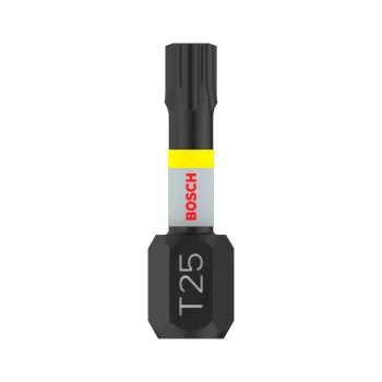   Bosch PRO Torx ütvecsavarozó bitfej, T25 x 25 mm - 2 db/cs (Regisztrációval akár extra értékes ajándék is elérhető!)