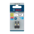 Bosch PRO Torx ütvecsavarozó bitfej, T25 x 25 mm - 2 db/cs (Regisztrációval akár extra értékes ajándék is elérhető!)