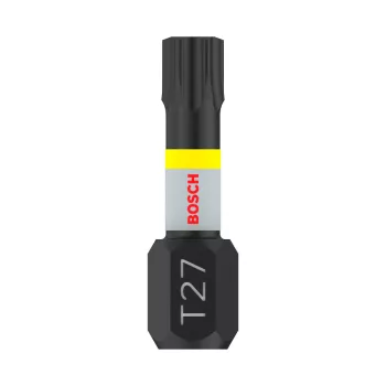   Bosch PRO Torx ütvecsavarozó bitfej, T27 x 25 mm - 2 db/cs (Regisztrációval akár extra értékes ajándék is elérhető!)