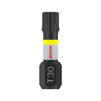   Bosch PRO Torx ütvecsavarozó bitfej, T30 x 25 mm - 2 db/cs (Regisztrációval akár extra értékes ajándék is elérhető!)