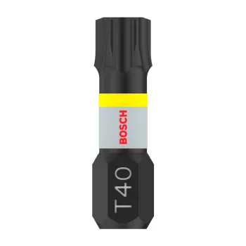   Bosch PRO Torx ütvecsavarozó bitfej, T40 x 25 mm - 2 db/cs (Regisztrációval akár extra értékes ajándék is elérhető!)