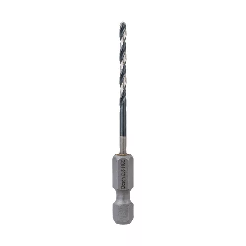 Bosch PRO HSS Impact Control DIN 338 fémfúrószár 1/4" Bit befogással 2,5x30/69mm