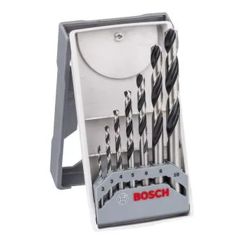   Bosch HSS PointTeQ DIN 338 fémfúrószár készlet hengeres befogással 2-10mm 7 részes