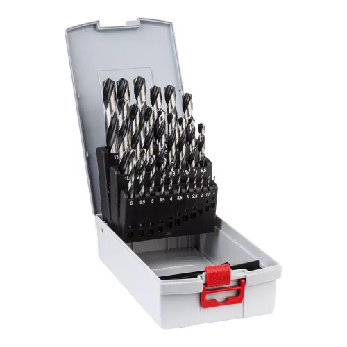 Bosch HSS PointTeQ DIN 338 fémfúrószár készlet hengeres befogással 1-13mm 25 részes