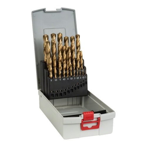 Bosch 25 részes HSS-TiN fémfúró készlet 1-13mm