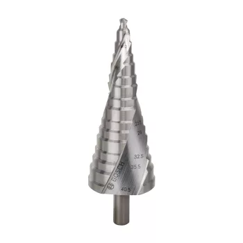   Bosch HSS lépcsős fúró 16 lépcsővel M10 - M40 mm x 125,5 mm kábeltömszelencékhez (Regisztrációval akár ajándék is elérhető!)