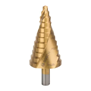   Bosch HSS-TiN lépcsős fúró 12 lépcsővel 6 - 37 mm x 93 mm (PG7-PG29) kábeltömszelencékhez (Regisztrációval akár ajándék is elérhető!)