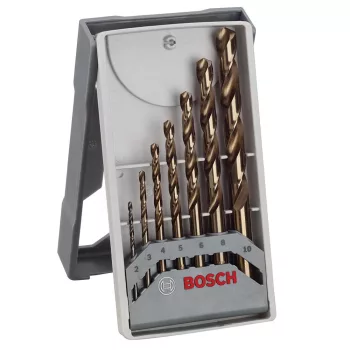   Bosch PRO HSS-G Co fémfúrószár készlet hengeres befogással 2-10mm 7 részes