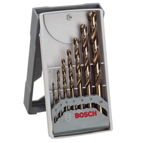 Bosch 7 részes Mini-X-Line HSS-Co fémfúró készlet 2-10mm