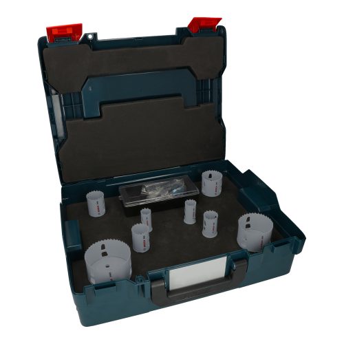 Bosch PRO Multi Material PC Plus körkivágó készlet befogóval, 8 részes, 20,30,44,60,68,114 mm