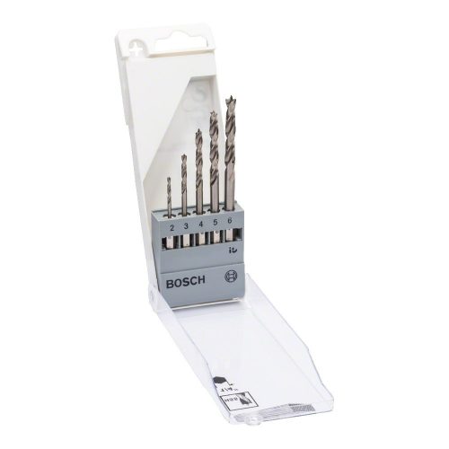 Bosch PRO Wood HSS fafúró készlet, 2,3,4,5,6 mm 5 részes, bit befogás