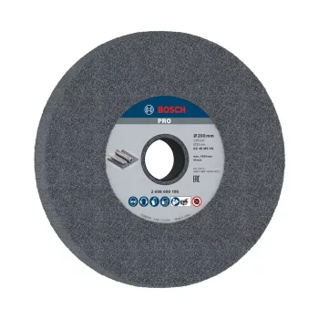   Bosch PRO köszörűkorong / csiszolókorong, 200x25x32 mm, G46, acélhoz, öntöttvashoz (Regisztrációval akár ajándék is elérhető!)