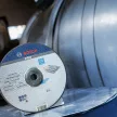 Bosch PRO hajlított csiszolótárcsa, nagyolótárcsa 180x6x22,23 mm, inoxhoz
