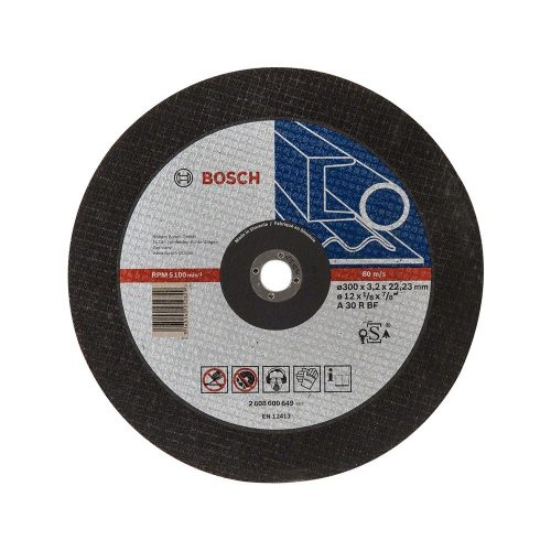 Bosch fémvágó korong egyenes 300x3,2x22,23mm