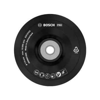   Bosch PRO alátéttányér 115 mm, M14, puha (Regisztrációval akár extra értékes ajándék is elérhető!)