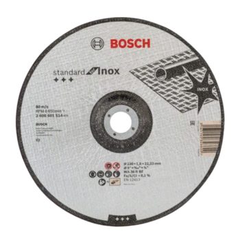   Bosch PRO hajlított vágókorong, 230x1,9x22,23 mm, inoxhoz, fémhez