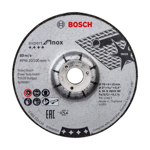 Bosch köszörukorong Expert for Inox 76 mm