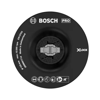   Bosch PRO alátéttányér X-LOCK Soft, 125 mm, puha (Regisztrációval akár extra értékes ajándék is elérhető!)