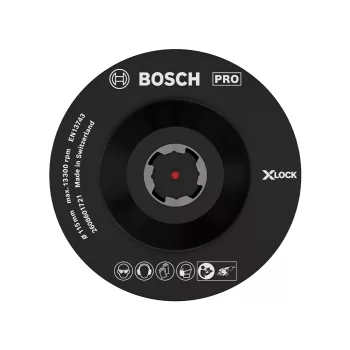   Bosch PRO alátéttányér X-LOCK, 115 mm, tépőzáras (Regisztrációval akár extra értékes ajándék is elérhető!)