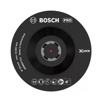   Bosch PRO alátéttányér X-LOCK, 125 mm, tépőzáras (Regisztrációval akár extra értékes ajándék is elérhető!)