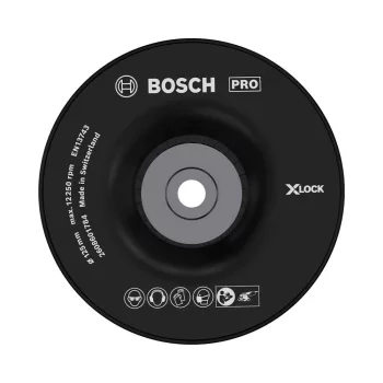   Bosch PRO alátéttányér / gumitányér Hard, 125 mm, M14, kemény (Regisztrációval akár extra értékes ajándék is elérhető!)