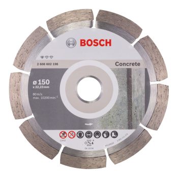 Bosch gyémánt vágókorong betonhoz 150x22,23x1,0mm