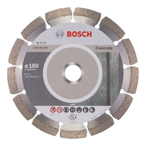 Bosch gyémánt vágókorong betonhoz 180x22,23x1,0mm