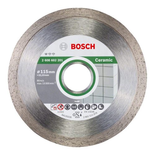 Bosch gyémánt vágókorong csempéhez 115x22,23x1,6mm