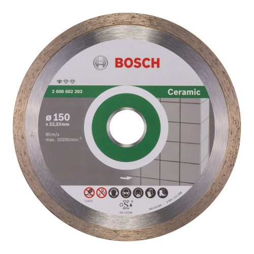 Bosch gyémánt vágókorong csempéhez 150x22,23x1,6mm