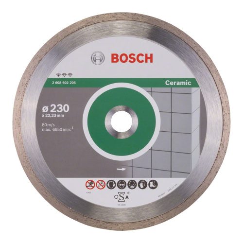 Bosch gyémánt vágókorong csempéhez 230x22,23x1,6mm