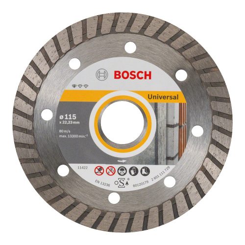 Bosch Turbo gyémánt vágókorong általános felhasználásra 115x22,23x2,0mm