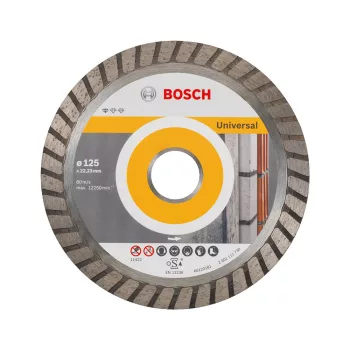   Bosch Turbo gyémánt vágókorong általános felhasználásra125x2,0x22,23mm (Regisztrációval akár extra értékes ajándék is elérhető!)
