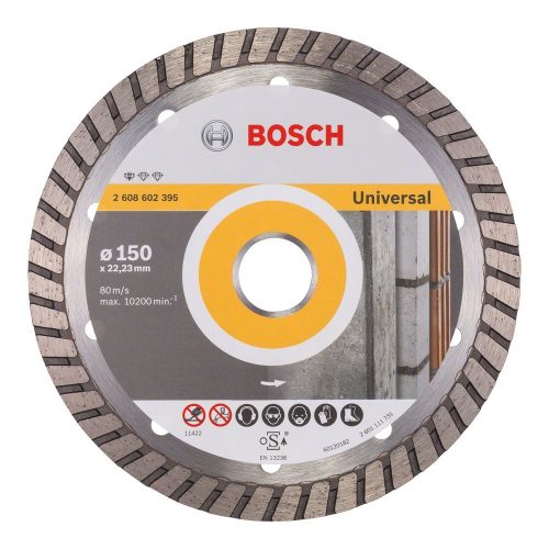 Bosch Turbo gyémánt vágókorong általános felhasználásra 150x22,23x2,5mm