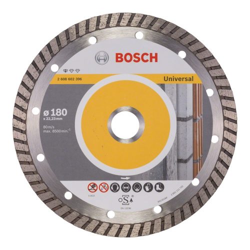 Bosch Turbo gyémánt vágókorong általános felhasználásra 180x22,23x2,5mm