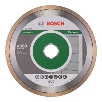   Bosch gyémánt vágókorong csempéhez 180x25,4x1,6mm (Regisztrációval akár extra értékes ajándék is elérhető!)
