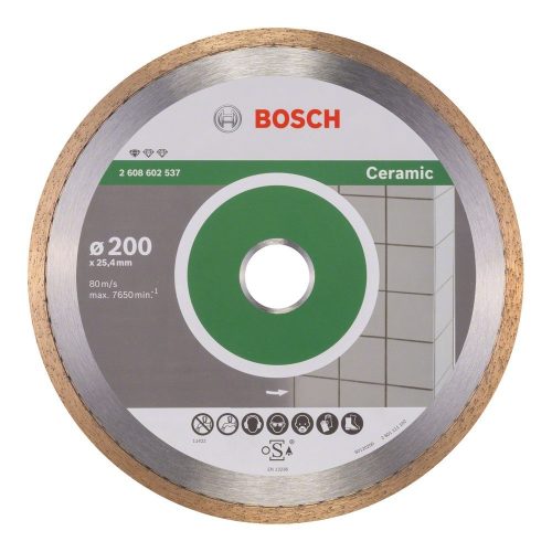 Bosch gyémánt vágókorong csempéhez 200x25,4x1,6mm