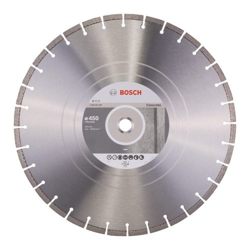 Bosch gyémánt vágókorong betonhoz 450x25,4x4,6mm